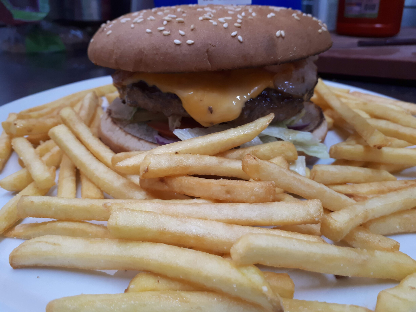 Burger der Pizzeria Marino