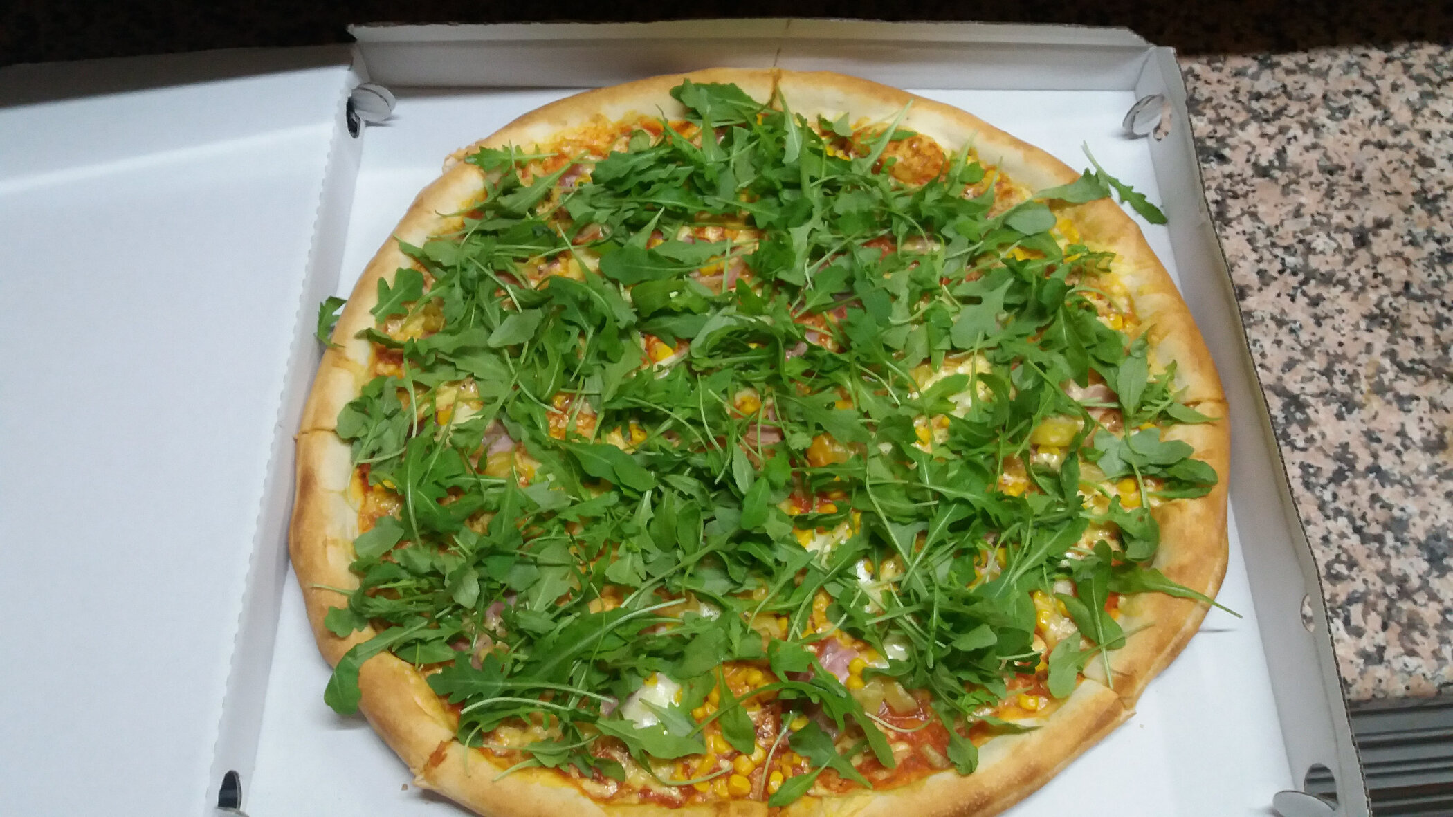 Rucolapizza der Pizzeria Marino